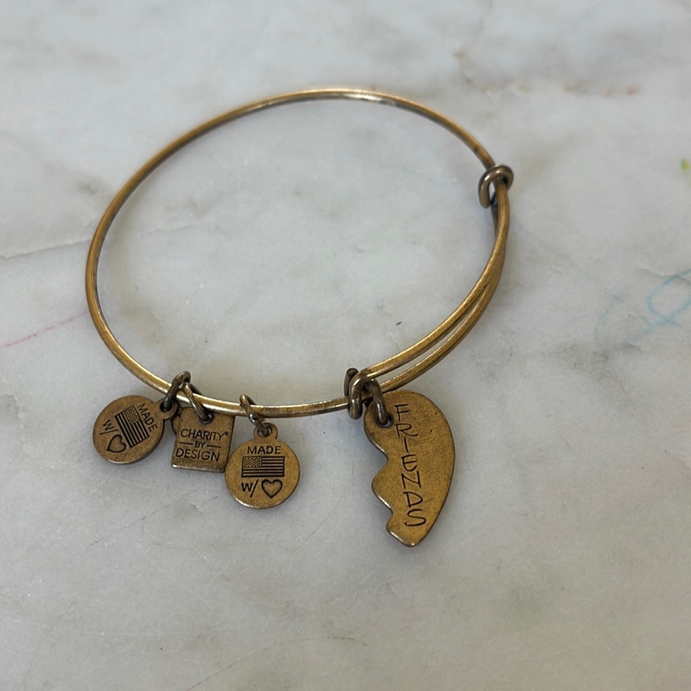Alex and Ani Best Friends half heart Bracelet
